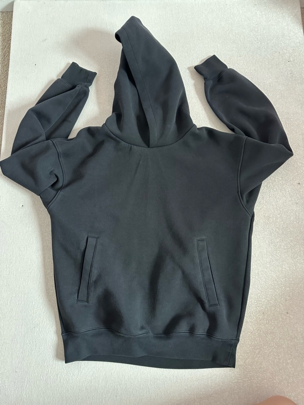 Uniqlo Black Crewneck Tee with Subtle Logo